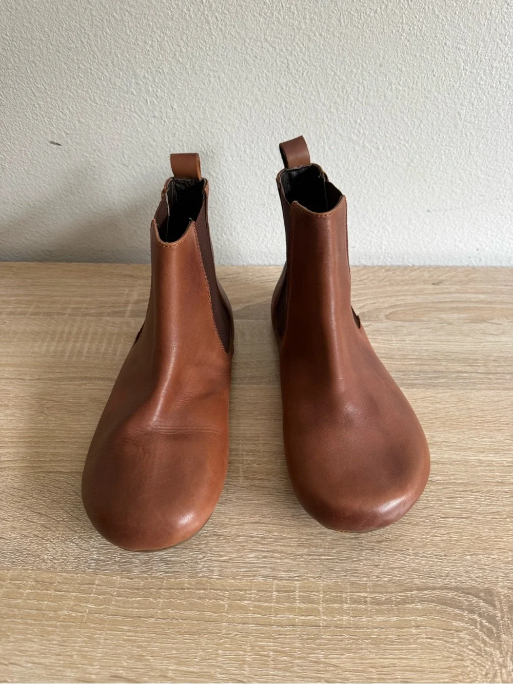 FeetSutra brown Leather Barefoot Chelsea Boots men’s Sz 10